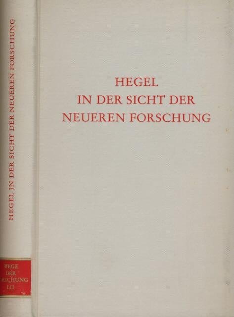 Fetscher, Iring (Hg.) - Hegel in der Sicht der neueren Forschung.