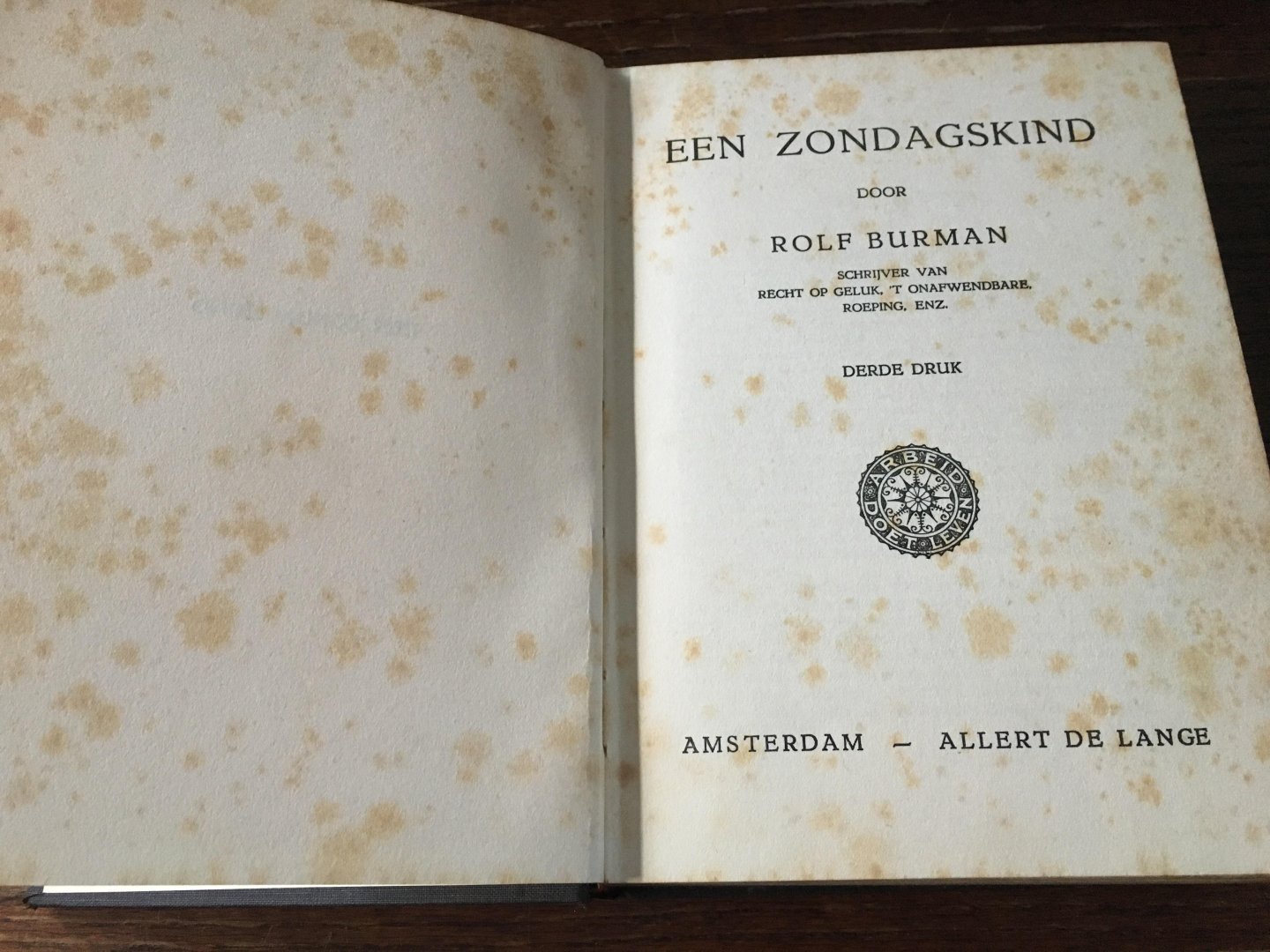 Rolf Burman - Een zondagskind