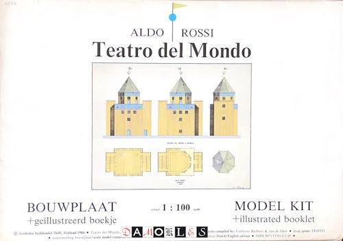 Umberto Barbieri, Jan de Heer - Aldo Rossi Teatro del Mondo. Bouwplaat + geïllustreerd boekje