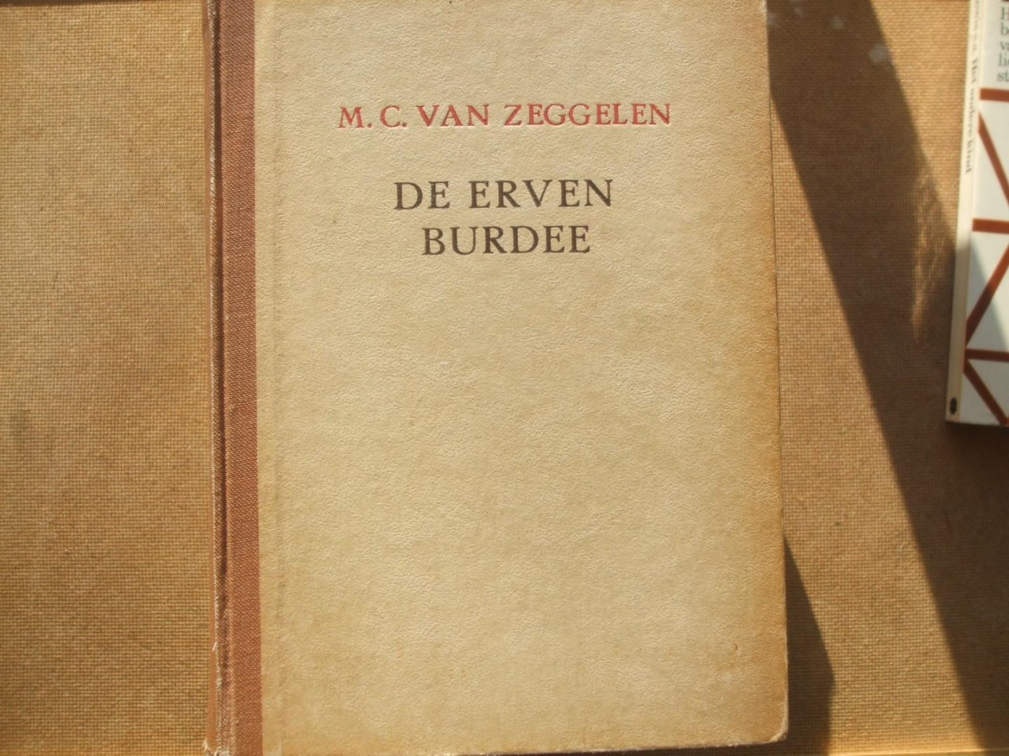 M C van Zeggelen - De erven Burdee