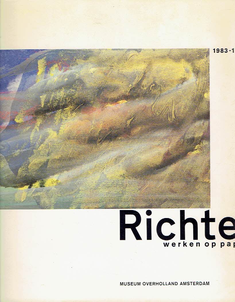 RICHTER, Gerhard - Gerhard Richter - werken op papier 1983-1986 - notities 1982-1986.