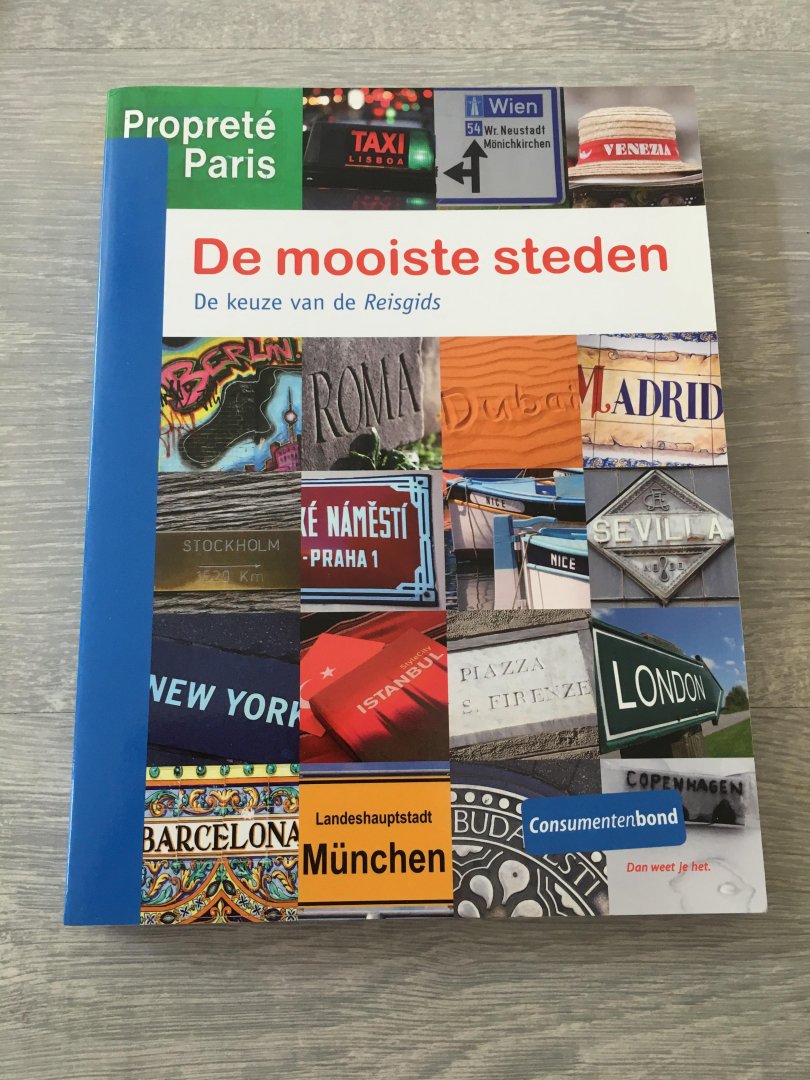 Consumentenbond - De mooiste steden / de keuze van de reisgids