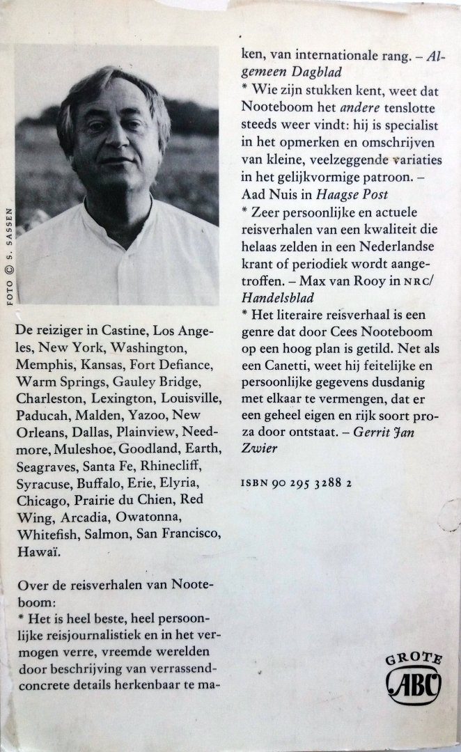 Nooteboom, Cees - De zucht naar het Westen