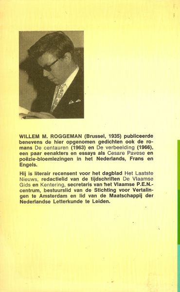 Roggeman, Willem M - Gedichten 57-70 / De school van het plotseling ontwaken / Met een inleidend essay door Mark  Danginr