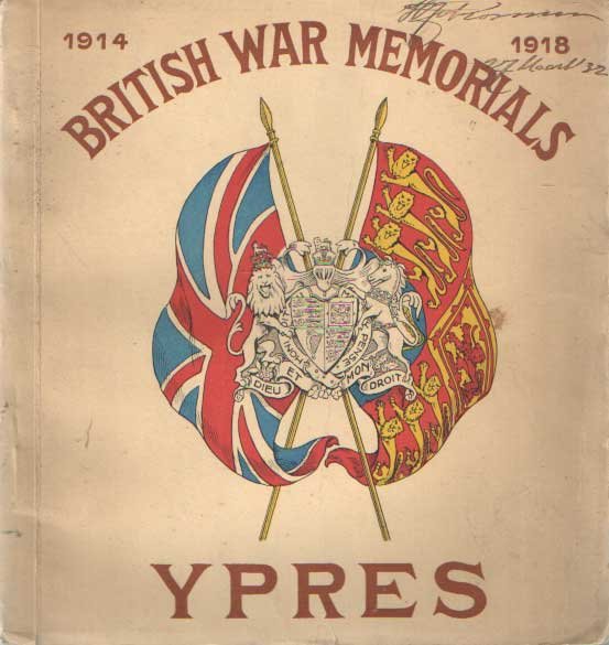  - British war memorials 1914 - 1918 Ypres