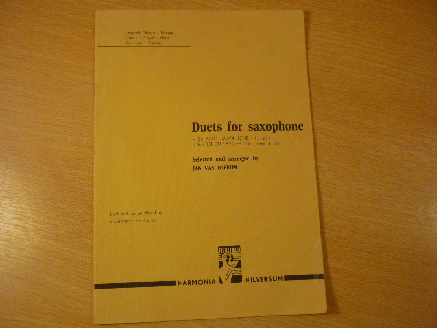 Beekum; Jan van (1918–2001) - Duets For Saxophone (Alt/Tenorsaxofoon)