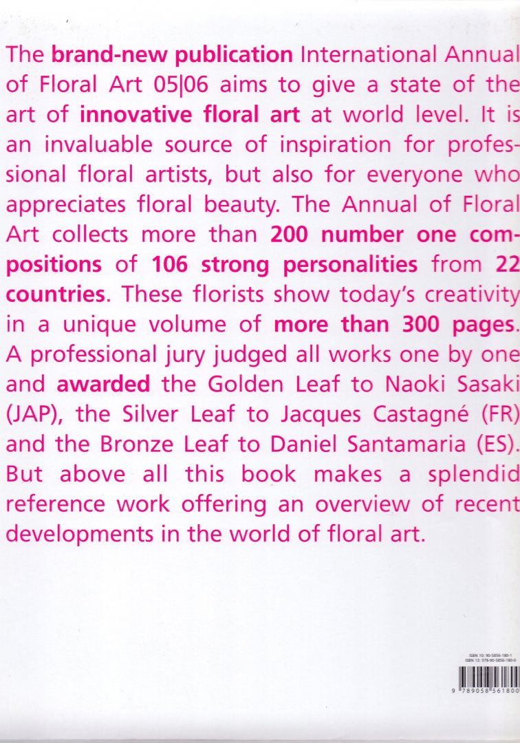 Damme  J. van (ds1001) - International Annual of Floral Art / 2005/2006