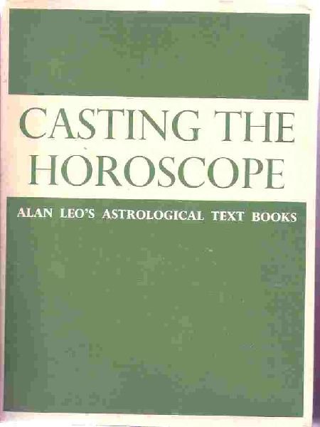 Leo A. - The progressed Horoscope. Casting the Horoscope