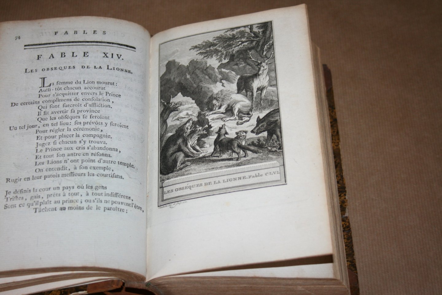 J. de La Fontaine - Fables Choisies Mises en Vers par J. de La Fontaine - Tome IV, V & VI