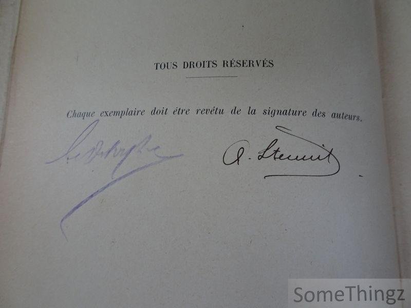 Stenuit, A. et G. De Voghel. - Manuel de sauvetage dans les mines. Notions théoriques sur les accidents et le sauvetage. Description et emploi des appareils de sauvetage. Soins d'urgence aux blessés. Éléments du cours donné à l'École de Sauvetage de Tamines.