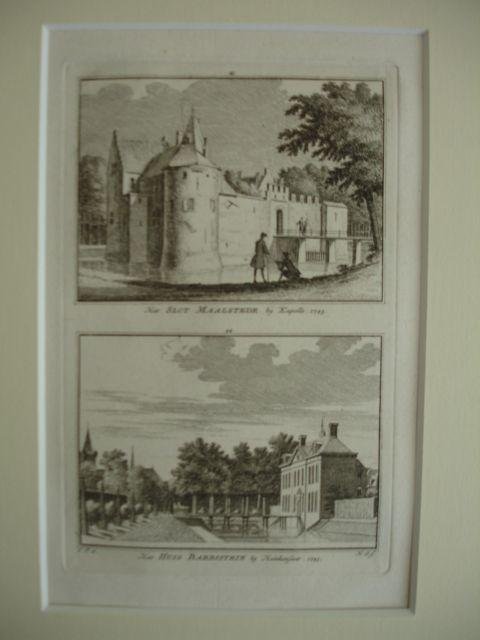 Kapelle. - Het Slot Maalstede bij Kapelle - Het Huis Barbistein bij Heinkensant.