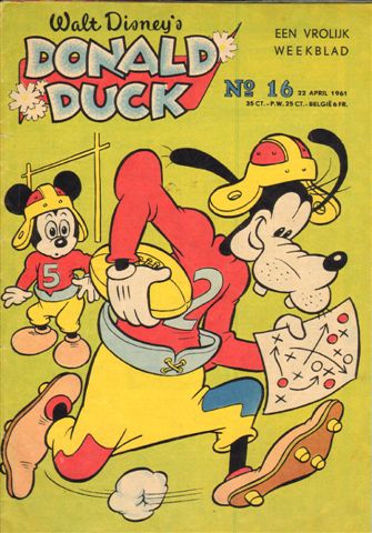 Disney, Walt - Donald Duck, Een Vrolijk Weekblad, No. 16,  22 april 1961
