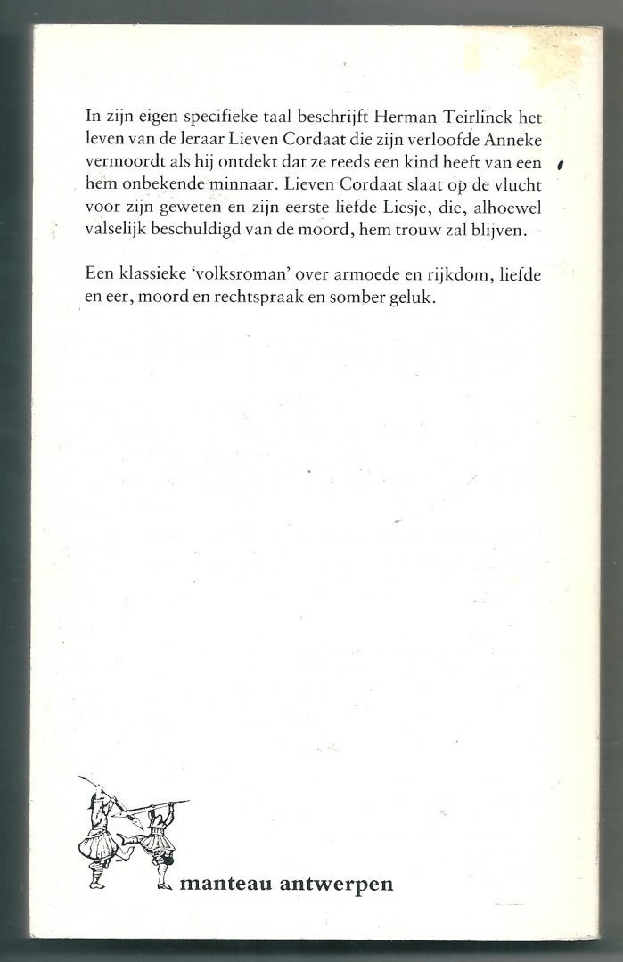 Teirlinck, Herman - Het avontuurlijke leven van Lieven Cordaat