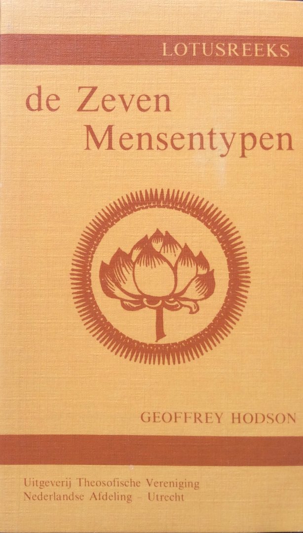 Hodson, Geoffrey - De zeven mensentypen