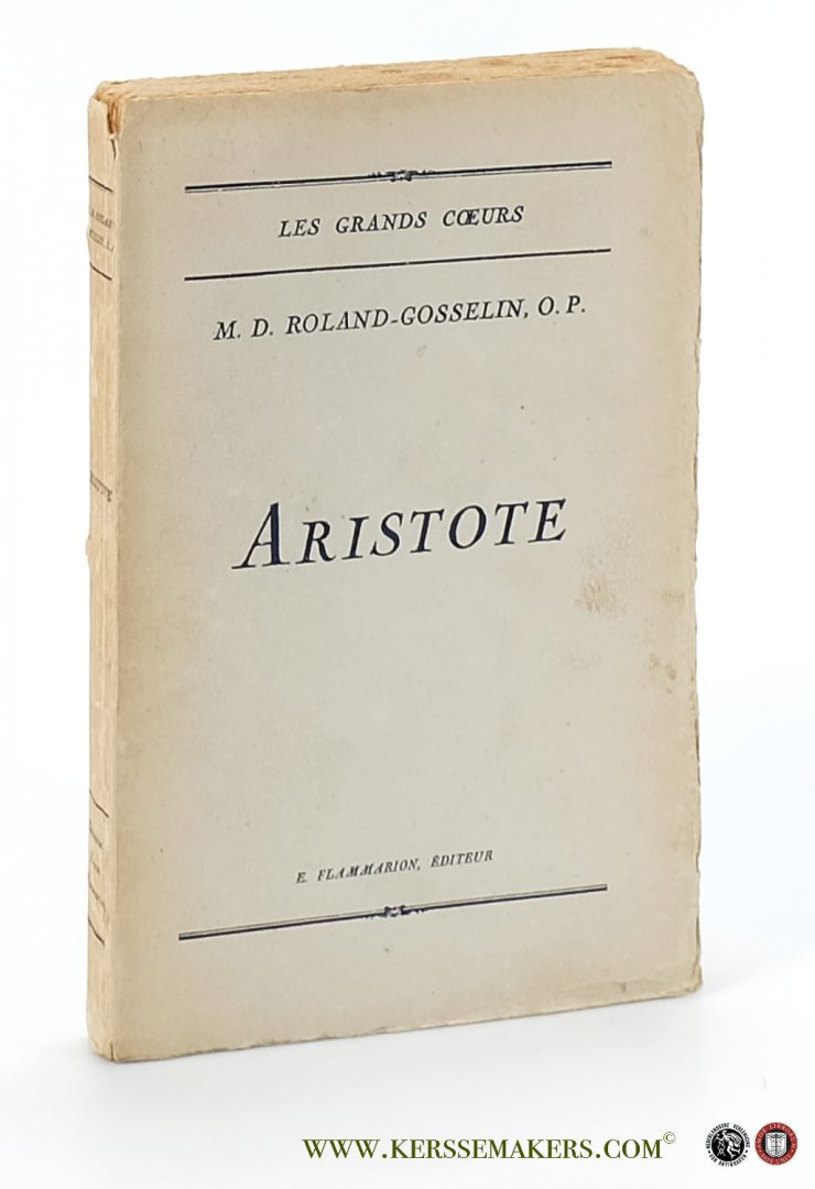 Roland-Gosselin, M. D. - Aristote.