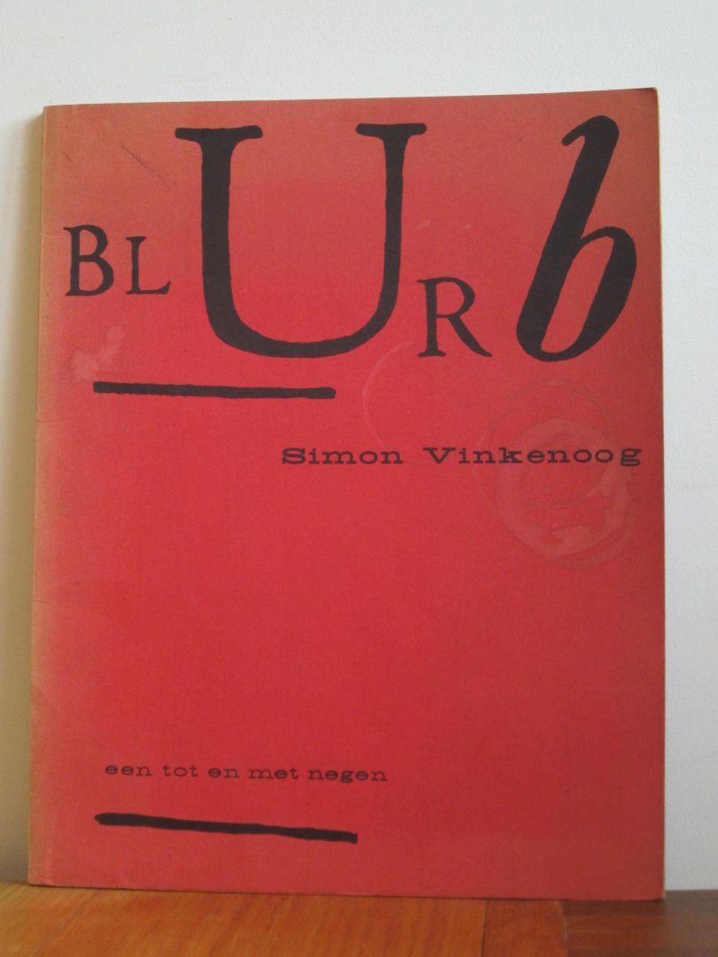 Vinkenoog, Simon - Blurb