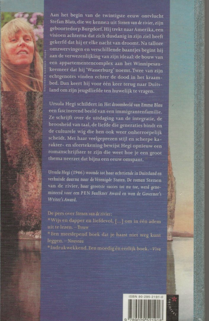 Hegi, Ursula .  Vertaling Tineke  Davids   Omslagontwerp Nico Richter - Het Droombeeld van Emma Blau