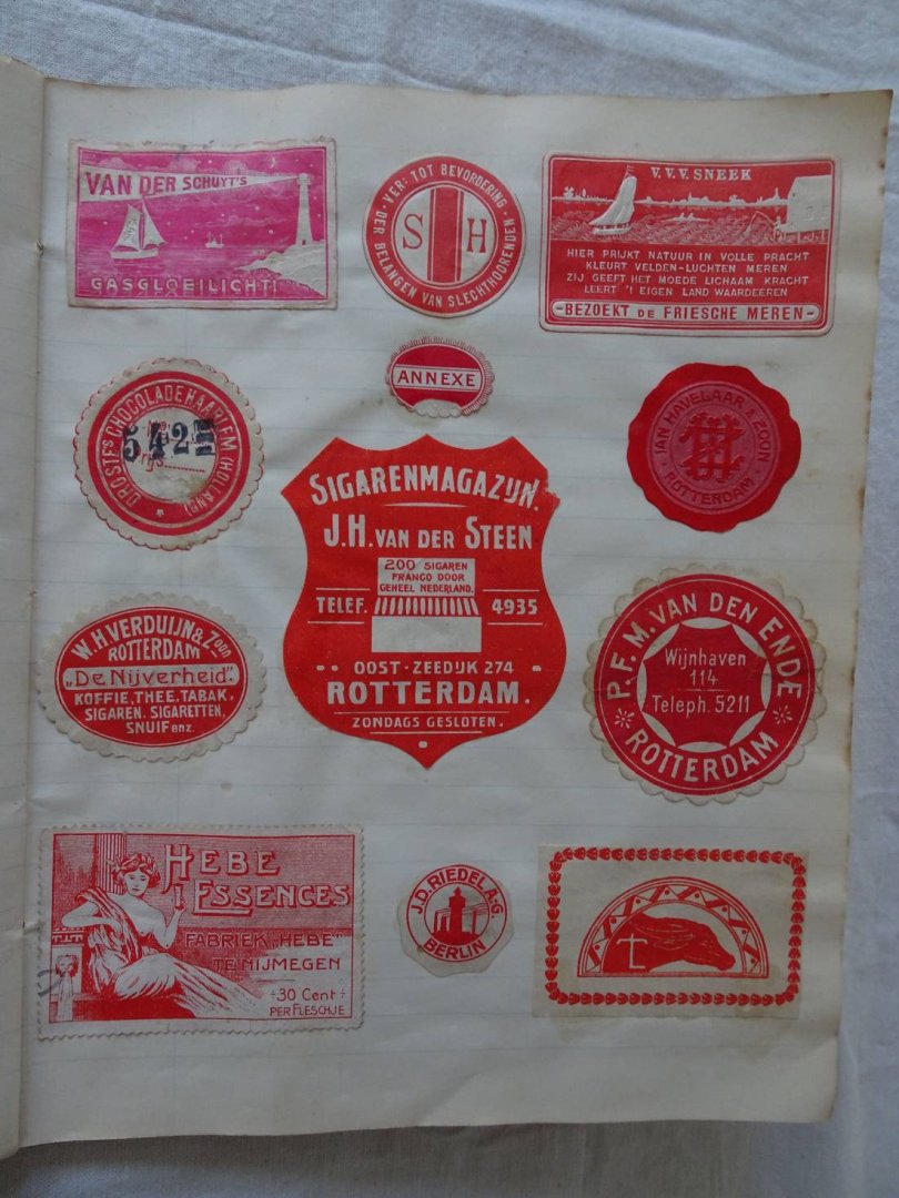 N.n.. - Sluitzegel-verzameling. Ca. 400 sluitzegels.