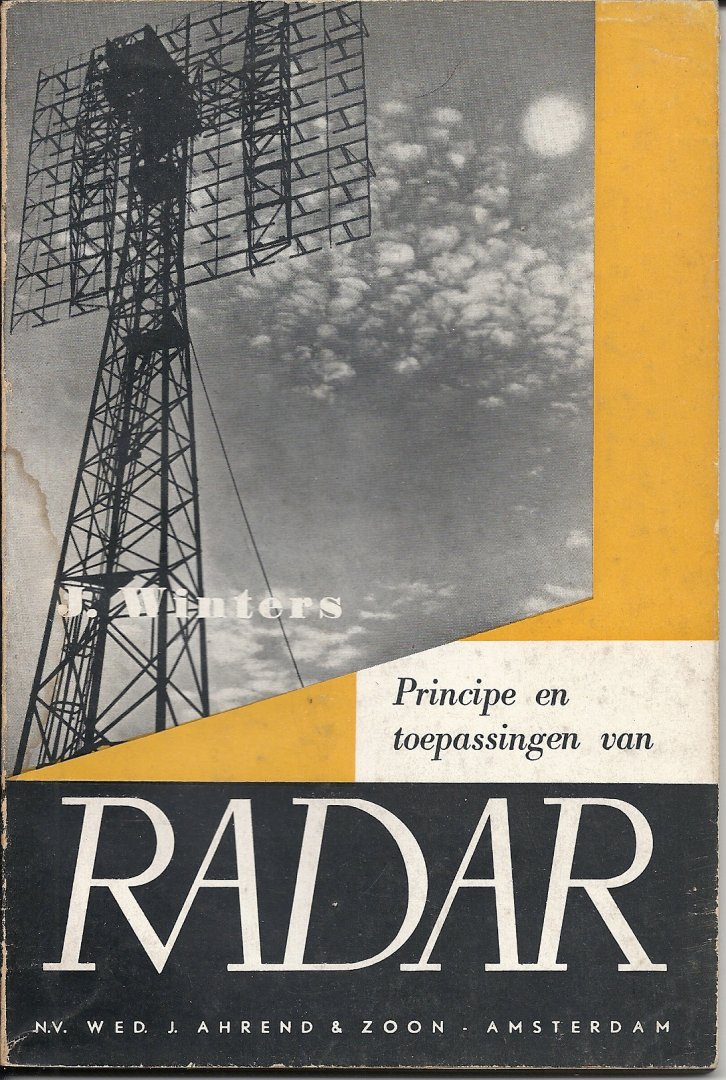 WINTER, J. - Principe en toepassingen van Radar