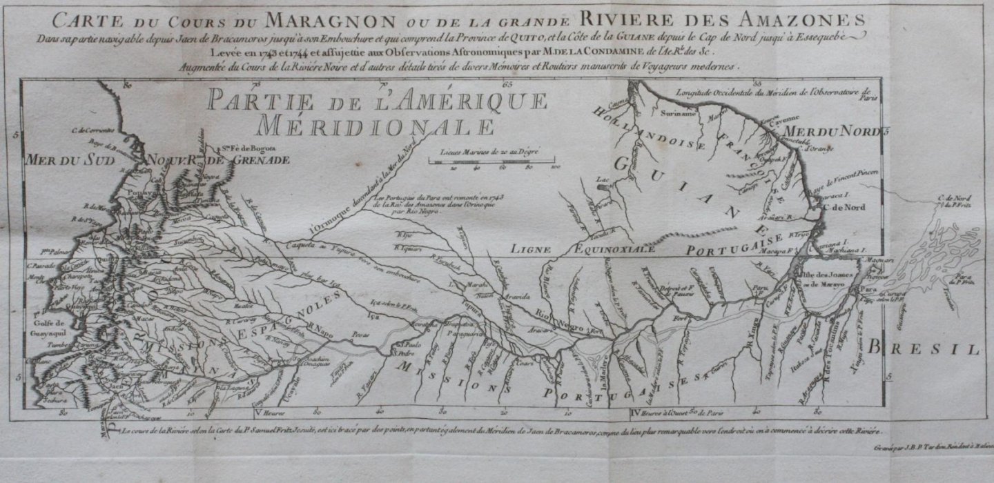 La Condamine, Charles Marie de - Relation Abrege d'un Voyage fait dans L'Interieure De L'Amerique Meridionale