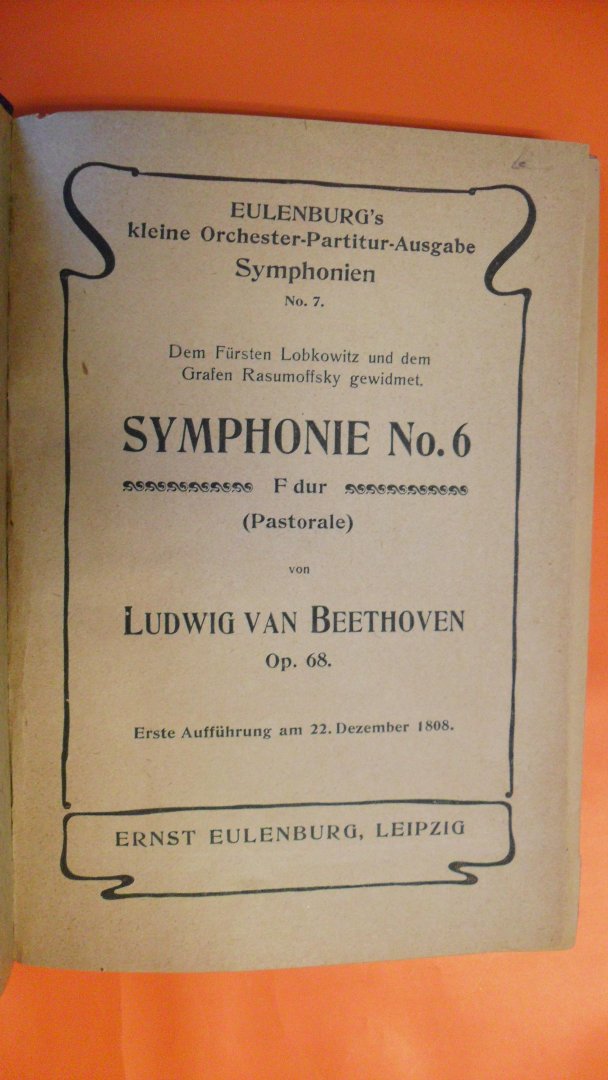 Beethoven - Symphonien no.7 Beethoven Op. 68 Symphonie no. 6