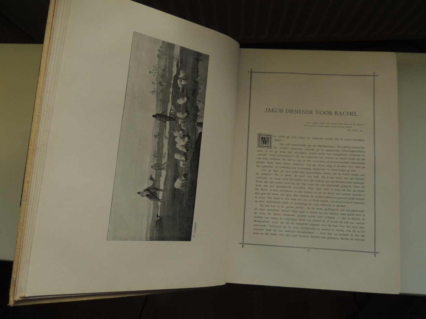 Flier,Dr. G.J. van der; Gunning, Dr. J.H. (JHzn); Jonker, Dr. A.J.Th.; Nes, Dr. H.M. van ; Ulfers, S. (bijschrijvingen bij getoonde platen) - Gewijde Kunst, Honderd platen naar schilderijen van bekende meesters ( uit A.G. TEMPLE's "Sacred Art") met bijschriften
