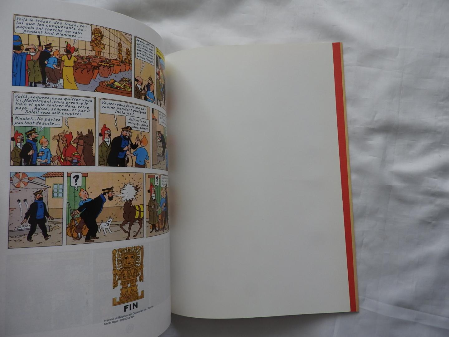 Hergé Herge Kuifje - Georges Remi - Les aventures de Tintin - Le Temple du Soleil
