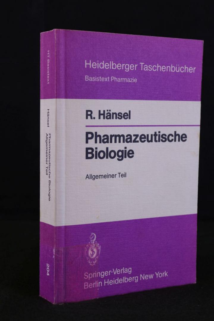 Hänsel, R. - Pharmazeutische Biologie. Allgemeiner Teil (2 foto's)