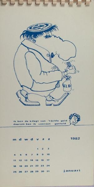 Vries, Doortje de. - Neuzen Gilde Kalender 1982.