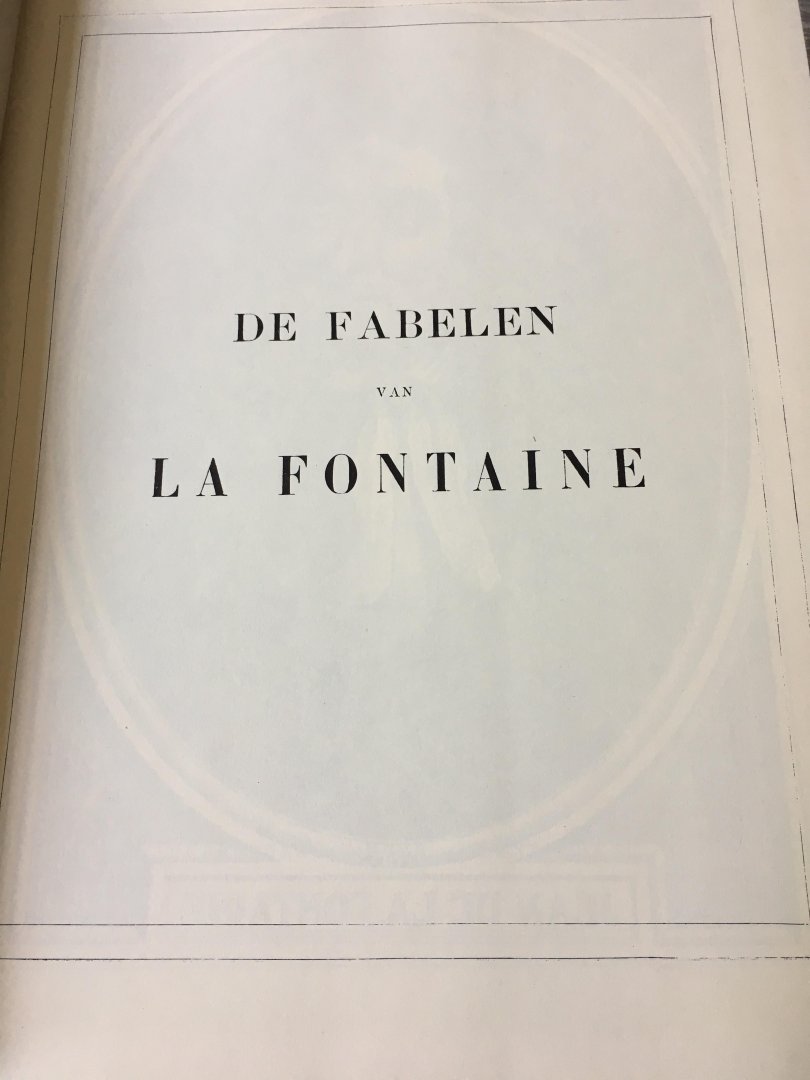 Fontaine - Fabelen van la fontaine