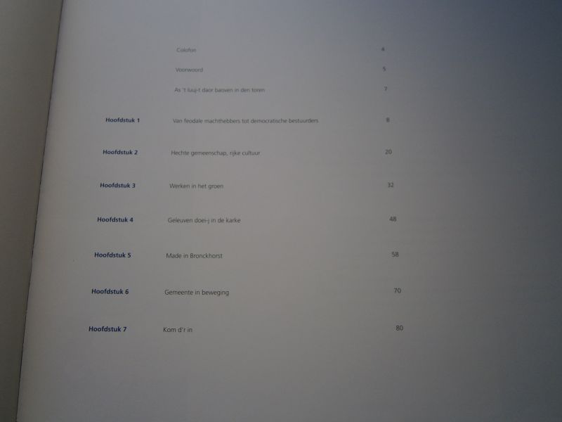 Hilferink, Henk - Gemeente Bronckhorst gedeeld verleden, gezamenlijke toekomst