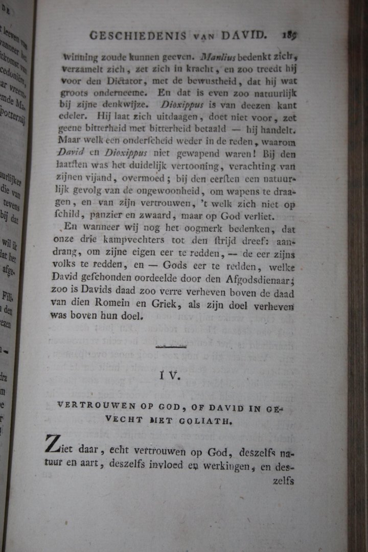 Ewald, J.L. - De geschiedenis, lotgevallen en het karakter van David. Door J.L. Ewald, eerste en tweede deel
