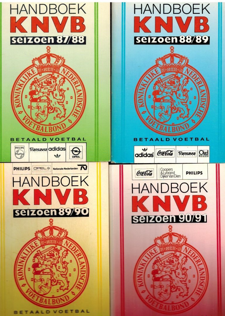  - Handboek KNVB Betaald Voetbal 1987/88 t/m 1995/96