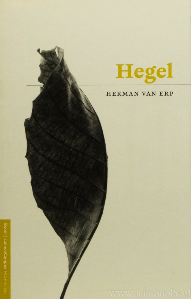 HEGEL, G.W.F., ERP, H. VAN - Hegel.