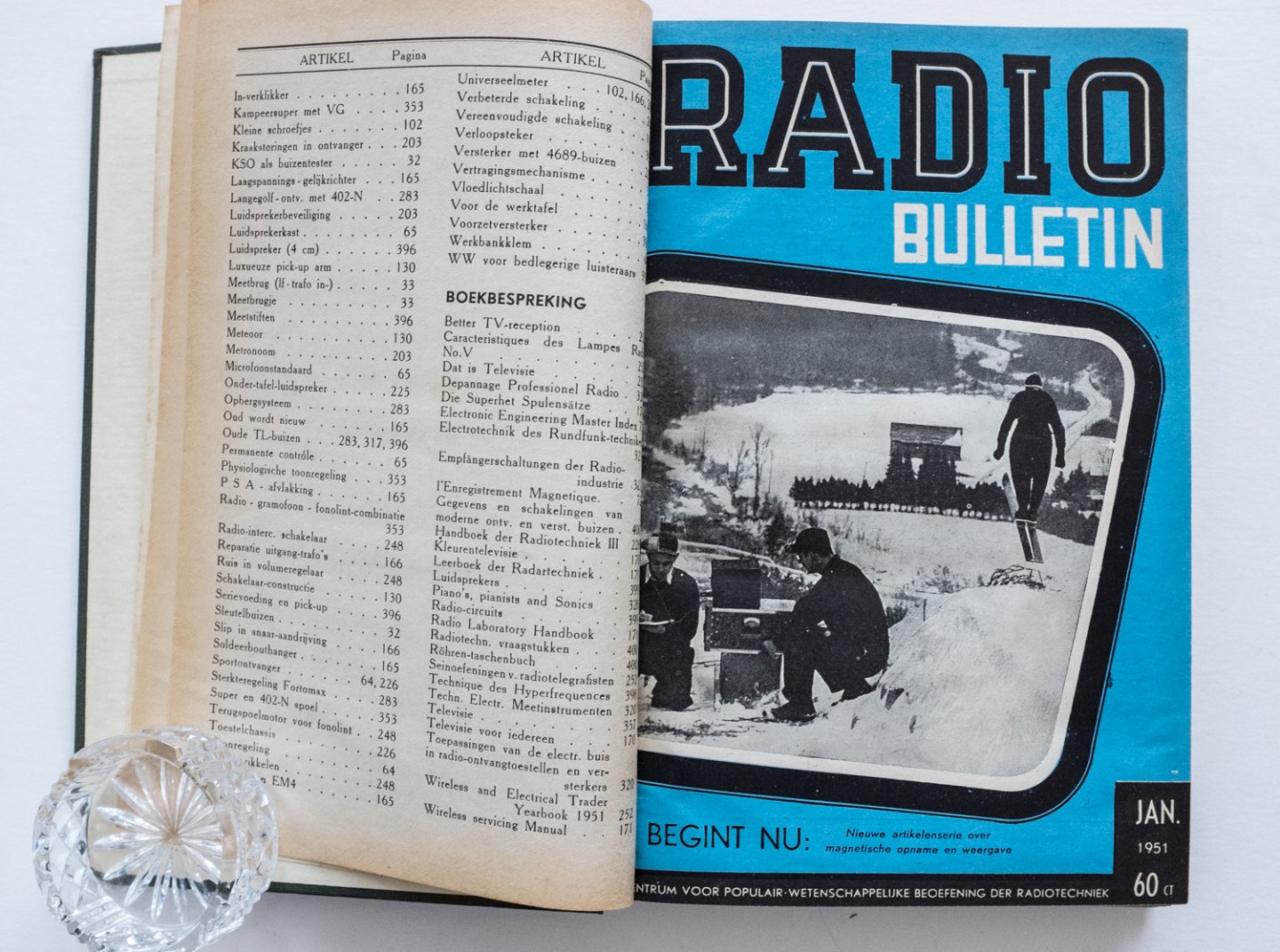  - Radio Bulletin 1951 (12 nummers compleet, inclusief de inhoudsopgave)