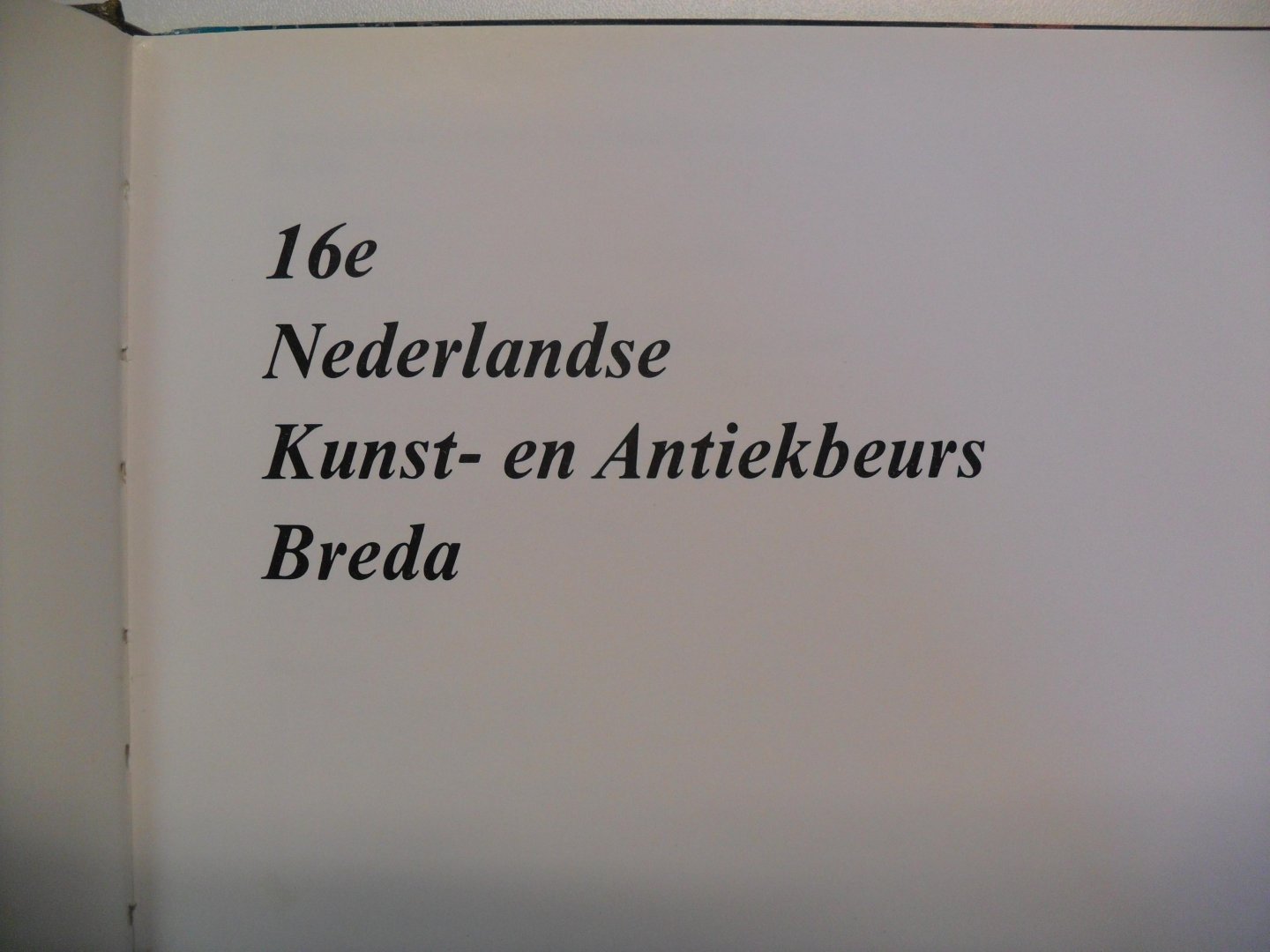 nn - 16e Nederlandse Kunst- en Antiekbeurs Breda
