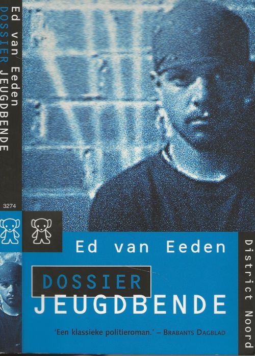 Eeden, E. van 1957 Omslagontwerp Wil Immink - Dossier Jeugdbende  District Noord  n de Utrechtse wijken Overvecht en Zuilen