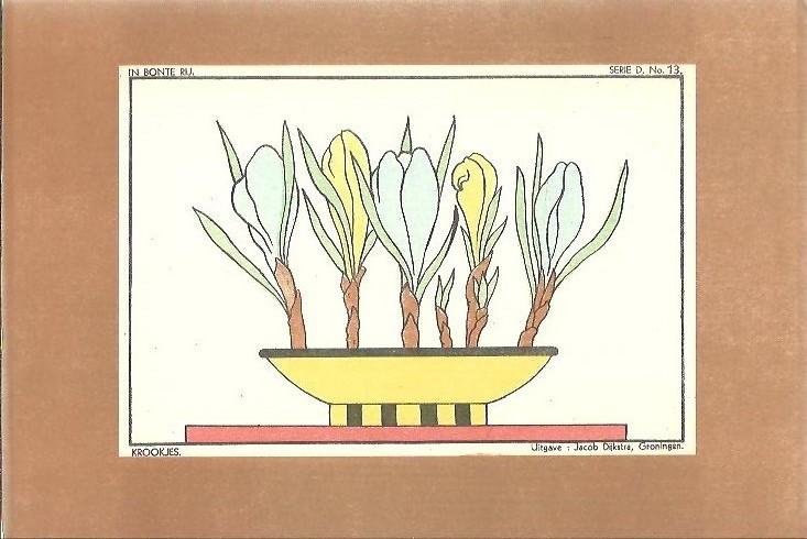 KOELSTRA, J. & A. GROEN - In bonte rij. Tekenvoorbeelden voor de lagere school - Serie D.