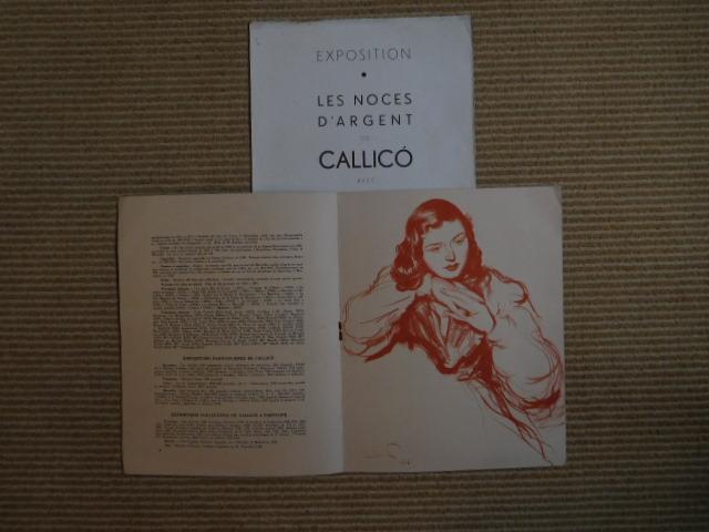  - Notice biographique et bibliographique sur CALLICÓ ornée de toris lithographies originales de l'artiste