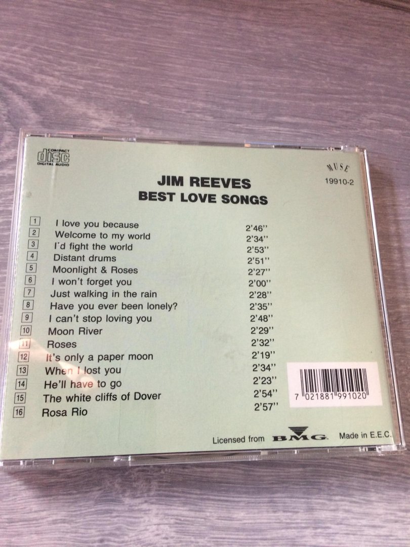 Jim Reeves - Best love songs