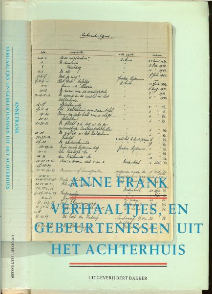 Frank, Anne .. Met een voorwoord Van Joke Kniesmeyer - Verhaaltjes, en gebeurtenissen uit het achterhuis