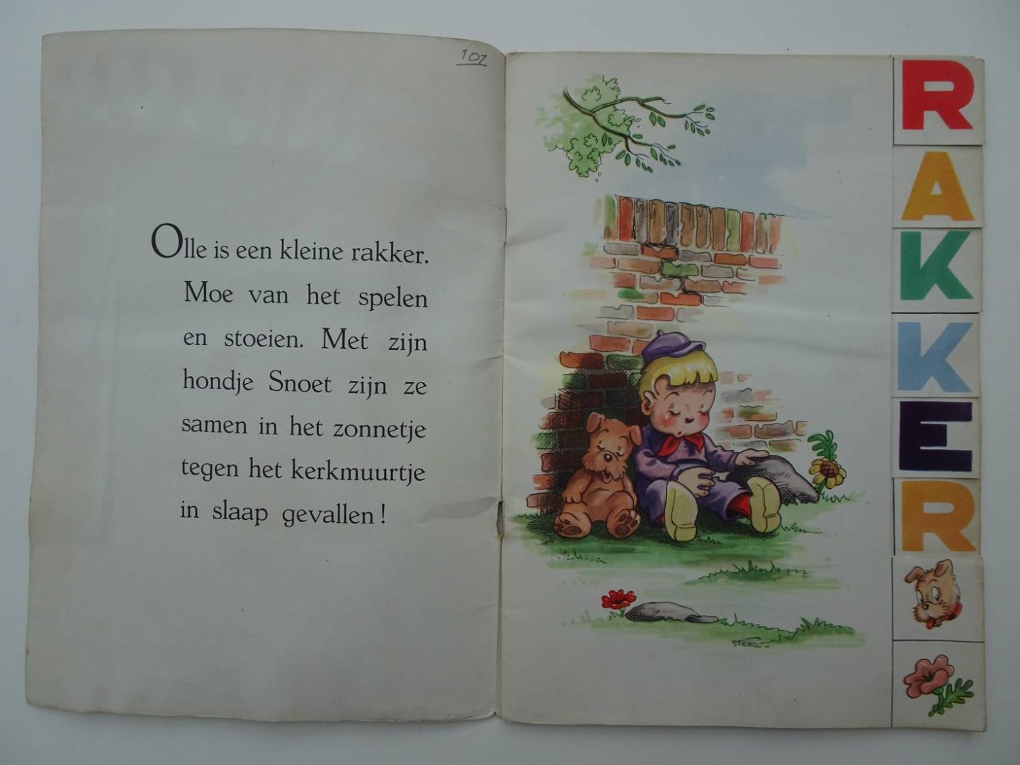 Steen, Pax. - Olle van de molen. Olle en de peren.