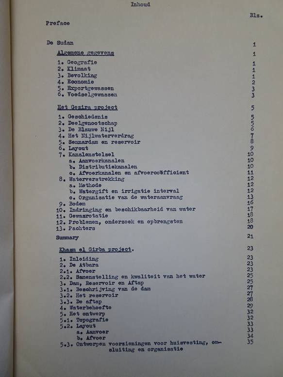 Dijken, H. van & Weijenberg, J.. - Verslag van een praktijkperiode in de Sudan, September 1962-April 1963/ Report of a training-period in the Sudan.