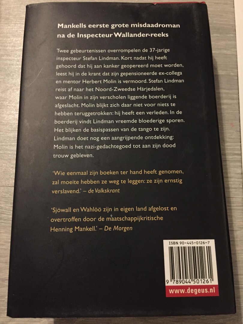 Mankell, Henning - De terugkeer van de dansleraar