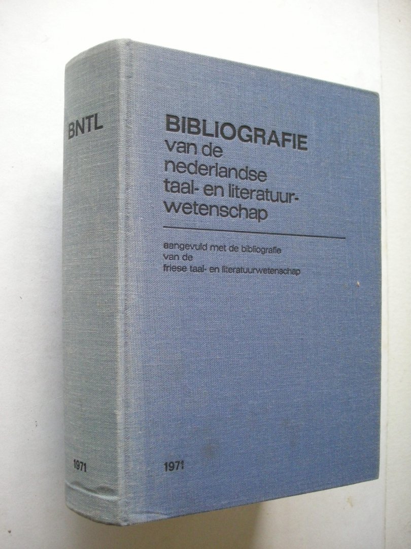 Assche, H van, en anderen, red. - Bibliografie van de nederlandse taal- en literatuurwetenschap, aangevuld met de bibliografie van de friese taal-  en literatuurwetenschap