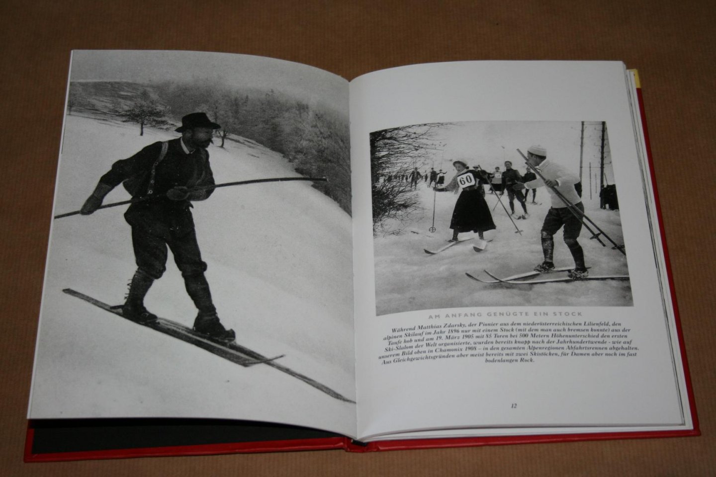  - Zwei Spuren im Schnee -- Skifahren in alten Photographien