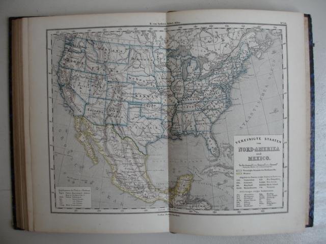 Sydow, E. von. - E. von Sydow's Schul-Atlas in zwei und vierzig Karten.