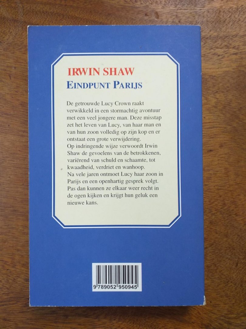 Shaw, irwin - Eindpunt Parijs