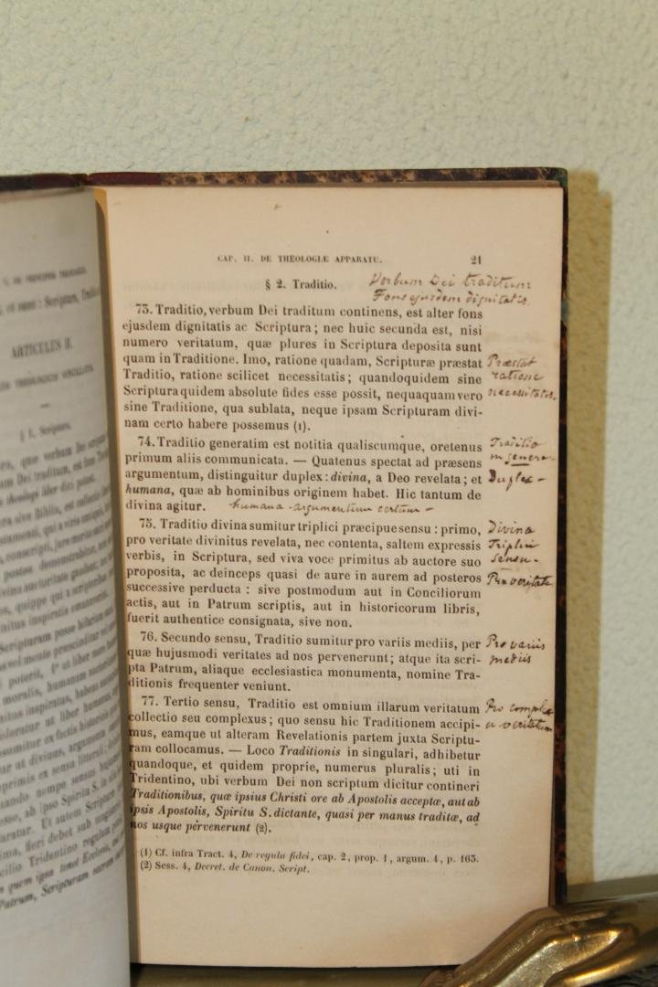 SCHOUPPE, Francisci Xaverii - Elementa Theologiae Dogmaticae e probatis auctoribus collecta et Divini Verbi Ministerio. Tomus I - II