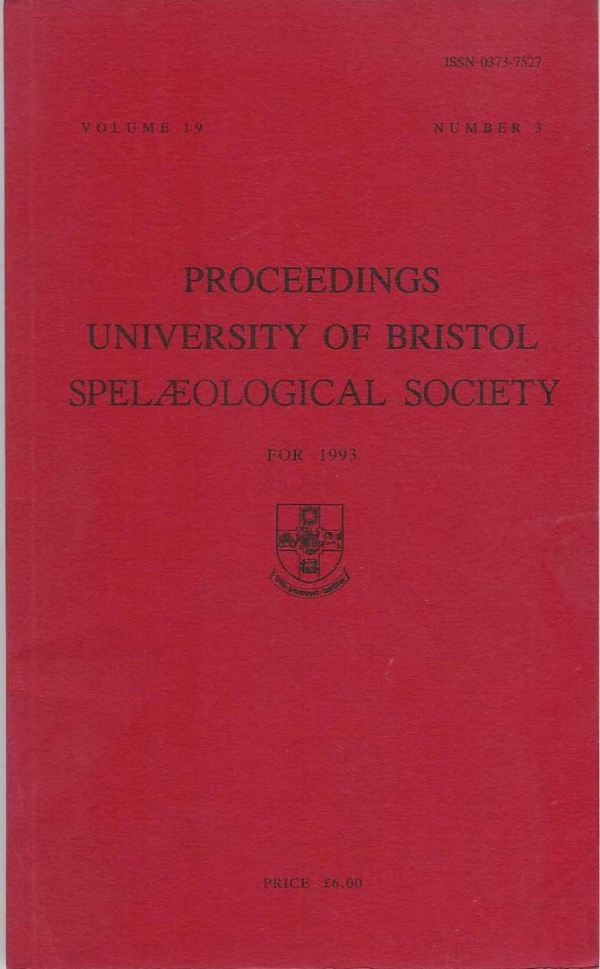 Mullan, G.J. et al. - Proceedings University of Bristol Spelaeological Society (UBSS).
